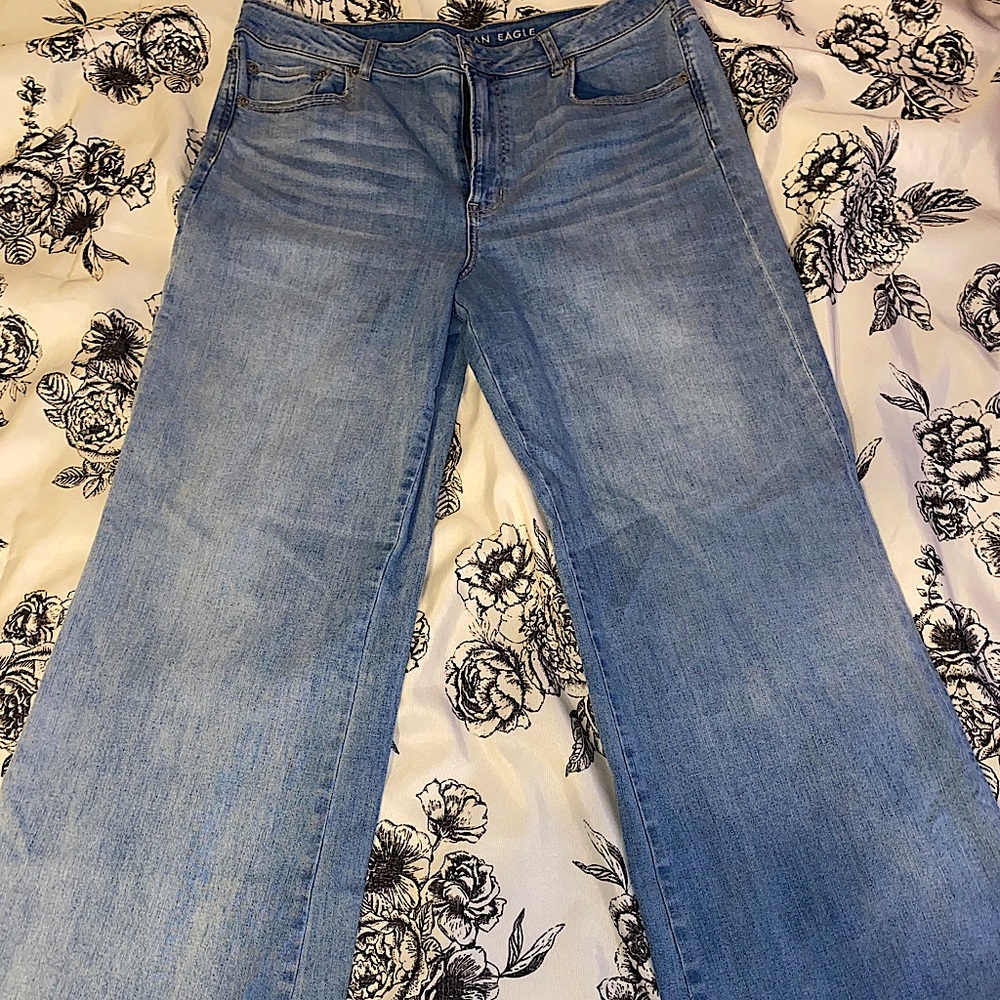 American eagle wide leg jeans.